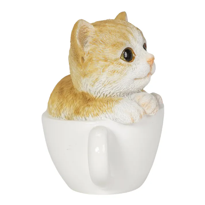 ビスケットとら猫のティーカップ