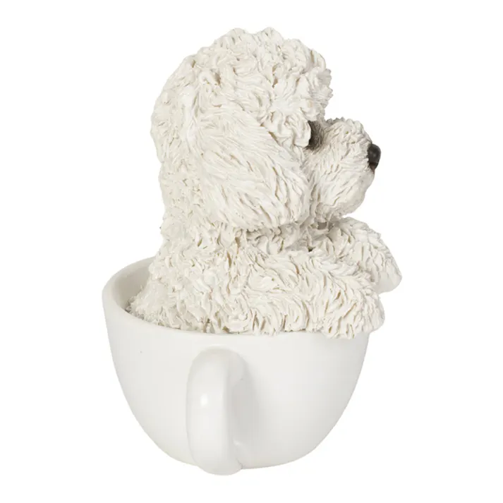 プードルのティーカップ