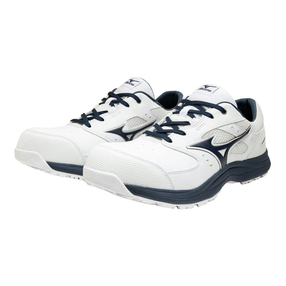 ミズノ 安全靴 オールマイティLSIII 11L F1GA260001 ホワイト×ネイビー