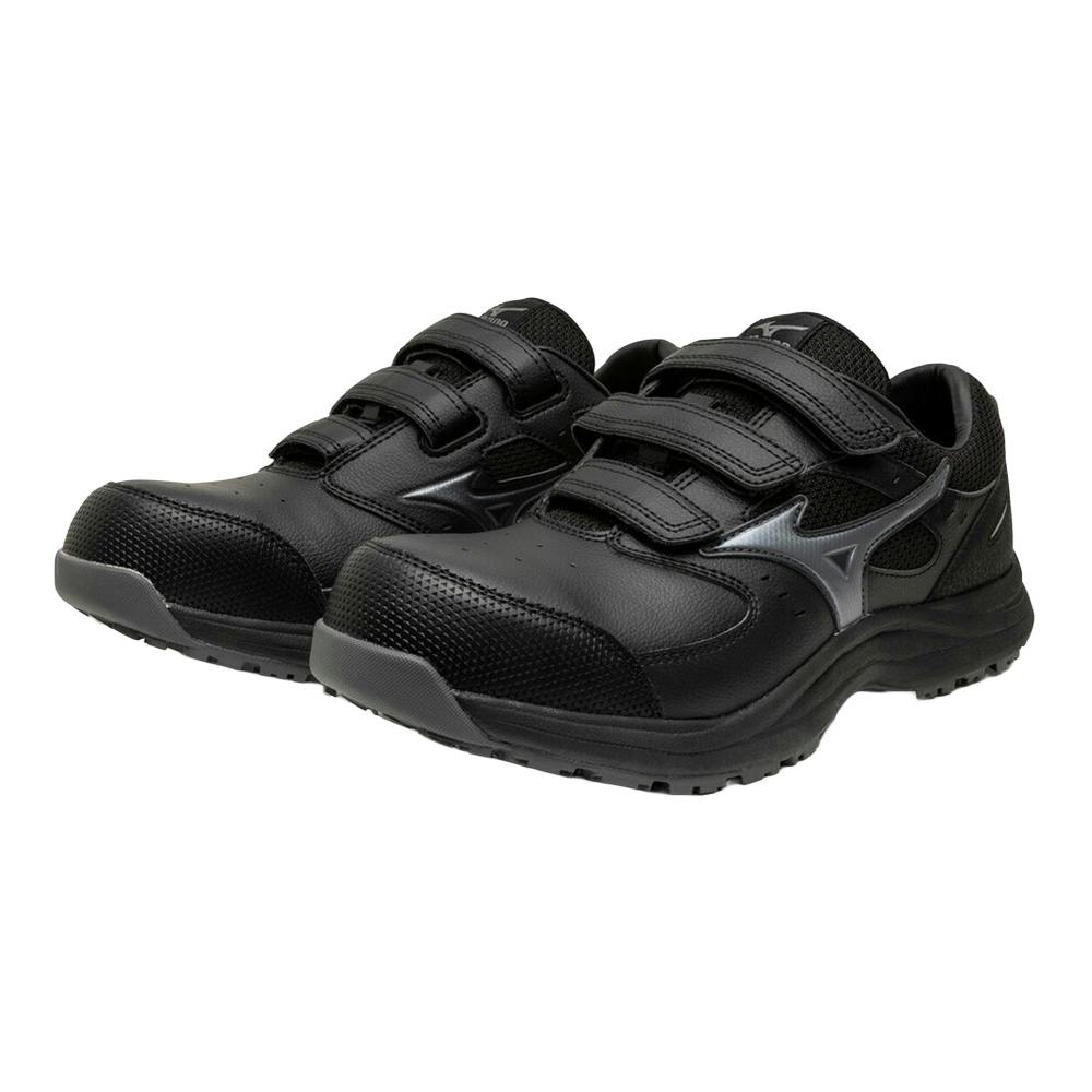 ミズノ 安全靴 オールマイティLSIII 22L F1GA260109 ブラック×シルバー