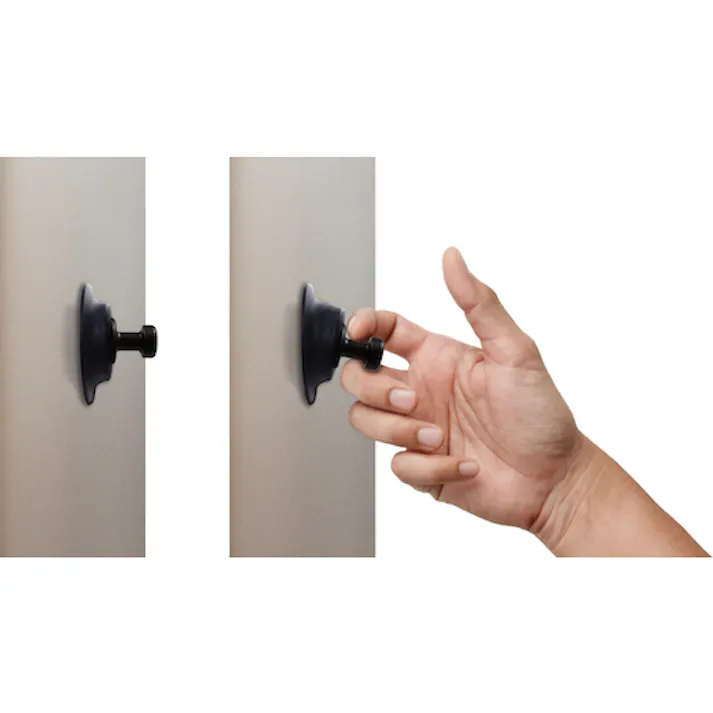 【CAINZ-DASH】マグエバー サビないマグネット マグプラス+ NCP-45R シリコンマグネット 羽根付きタイプ 黒 M3 ABSワシャー付 1145RNCP3222【別送品】