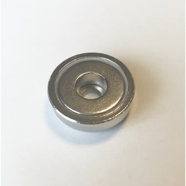 【CAINZ-DASH】マグエバー ネオジム磁石　丸型　キャップ付　ＮＣＣ－２５Ｒ　超強力　皿穴　Ｍ５ 11NCC25R4519【別送品】