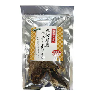 国産おやつ 北海道産牛干し肉 お徳用 120g