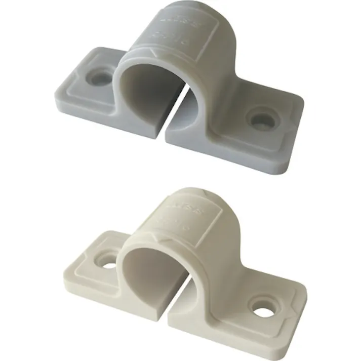 【CAINZ-DASH】三和商工 リフォームフレキ用樹脂サドルバンド ミルキーホワイト RFPM-16【別送品】