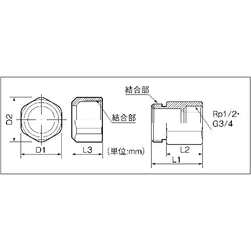 CAINZ-DASH】三和商工 カンタンジョイント 金具メス SKM-1316【別送品