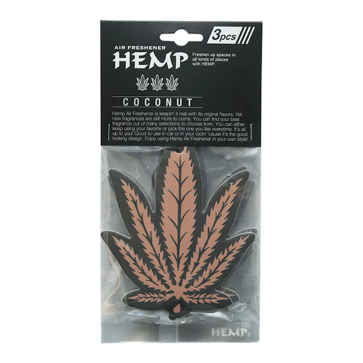 ニューアークス HEMP エアーフレッシュナー ココナッツ NAX-052-003 3PCS