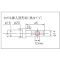 【CAINZ-DASH】不二空機 エアハンマー　チッピング・コーキングハンマ FC-01SA-H【別送品】