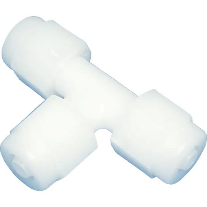 【CAINZ-DASH】アラム チューブ継手 FUコネクター T型 ポリプロピレン(白)(1764-10) 適用チューブ径12×16mm FCT1216PP【別送品】