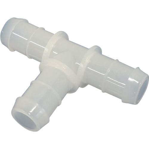 【CAINZ-DASH】アラム チューブ継手　樹脂製コネクター　ＮジョイナーＴ型　ＮＪＴ０６　ＰＶＤＦ　適合チューブ内径６ｍｍ（２０５８－０６） NJT06PVDF 205806【別送品】