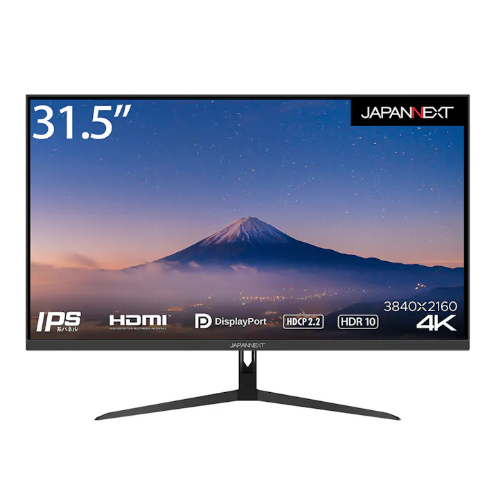 JAPANNEXT 31.5インチ IPS系液晶パネル搭載ディスプレイ JN-IPS315UHDR