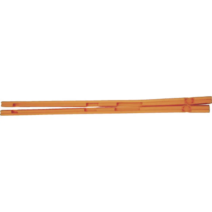 【CAINZ-DASH】仙台銘板 工事看板保護クッション ネオガード スリムサイズ用 275×1400mm用 オレンジ 2950151【別送品】