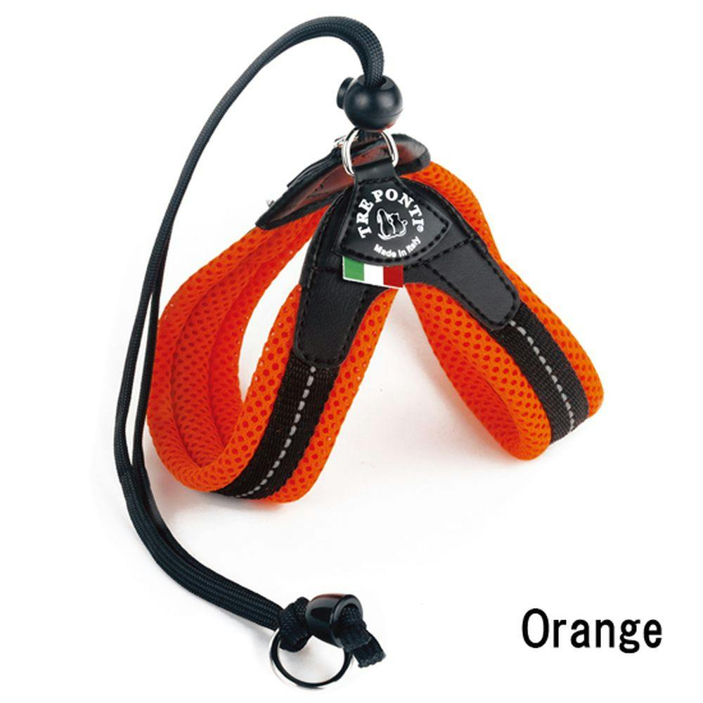 トレポンティ リベルタ 3 オレンジ ハーネス(犬用) トレポンティ リベルタ 3 オレンジ ハーネス(犬用)