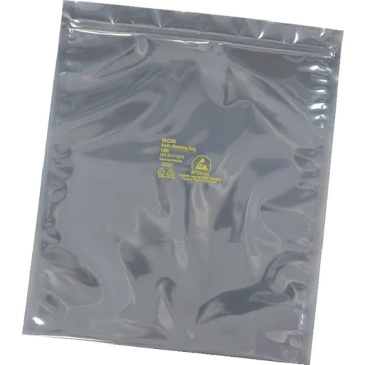 【CAINZ-DASH】DESCO JAPAN 静電気シールドバッグ ジップトップタイプ381X457mm 100枚入 3001518【別送品】