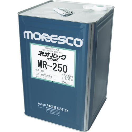 松村石油 ネオバックMR-250 18L MR-250-18L 真空ポンプ用オイル 松村石油 ネオバックMR-250 18L MR-250-18L 真空ポンプ用オイル