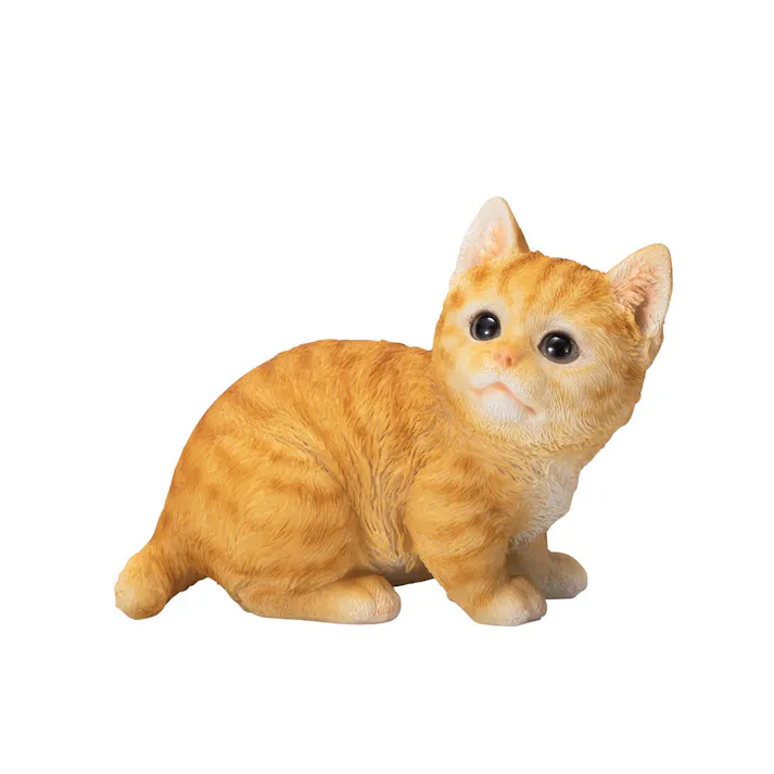 子猫置物 チャトラ