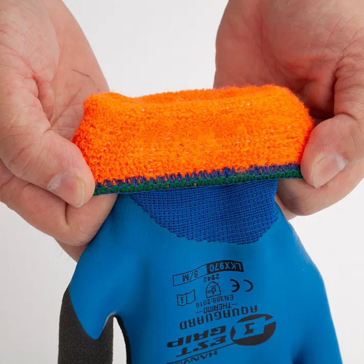 ベストグリップ アクアガードサーモ 極厚タイプ ブルー LKX970 M 1双