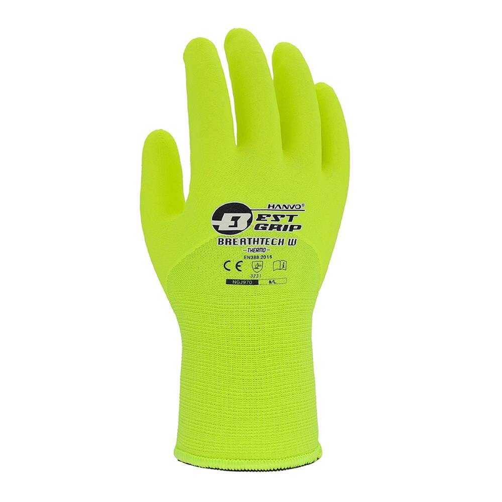 ベストグリップ ブレステック ダブルサーモ 1足組 イエロー LL