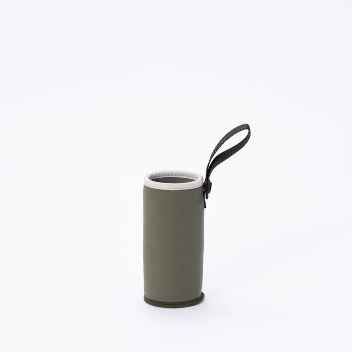 自立して使えるボトルカバー 350ml モスグリーン