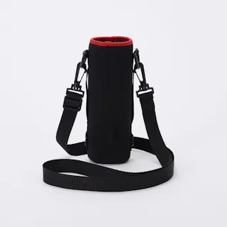肩掛け付きボトルカバー L 800ml ブラック