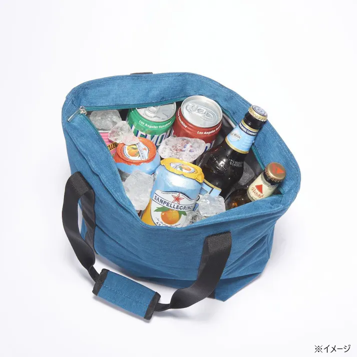 水や氷を入れられる たためる防水バッグ M 12L グリーン