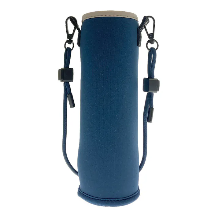 ストラップ付自立するボトルカバー 500ml用 ネイビー