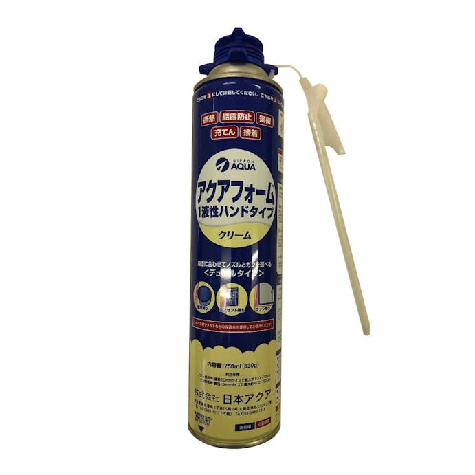 日本アクア アクアフォーム 1液性ハンドタイプ クリーム 750ml