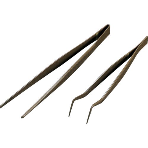 フロンケミカル フッ素樹脂コーティングピンセット 160mm 膜厚約50μ NR0366-007 ステンレス製ピンセット フロンケミカル フッ素樹脂コーティングピンセット 160mm 膜厚約50μ NR0366-007 ステンレス製ピンセット