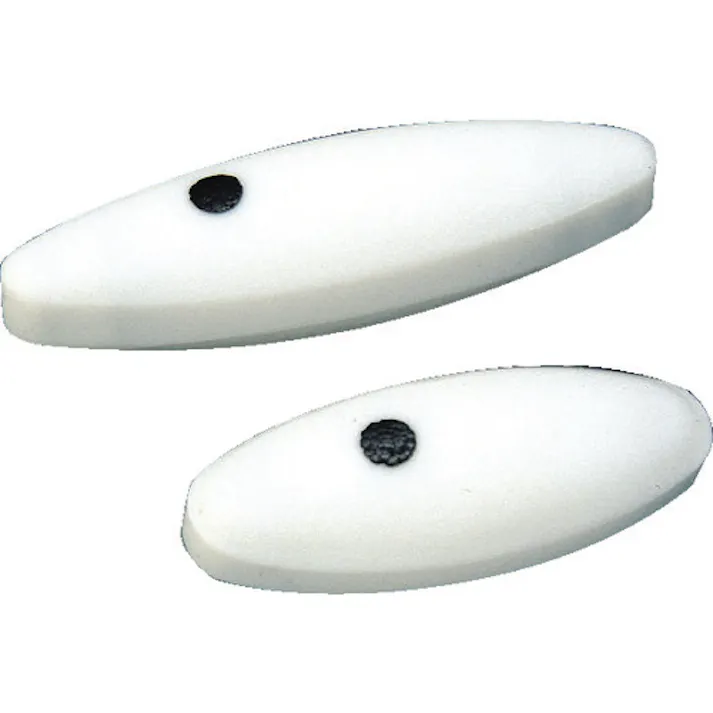 【CAINZ-DASH】フロンケミカル フッ素樹脂(PTFE)強力撹拌子オーバル型 6パイ×15mm NR3030-001【別送品】