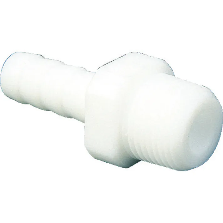 【CAINZ-DASH】フロンケミカル PTFE ハーフオスチューブジョイント 竹の子外径6φ×R1/4 NR0078-002【別送品】