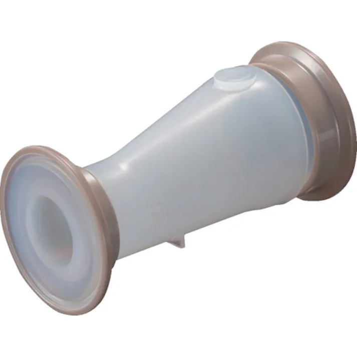 【CAINZ-DASH】フロンケミカル フッ素樹脂(PFA)サニタリー偏心ヘルールレデューサー1.5S×2S NR2123-002【別送品】