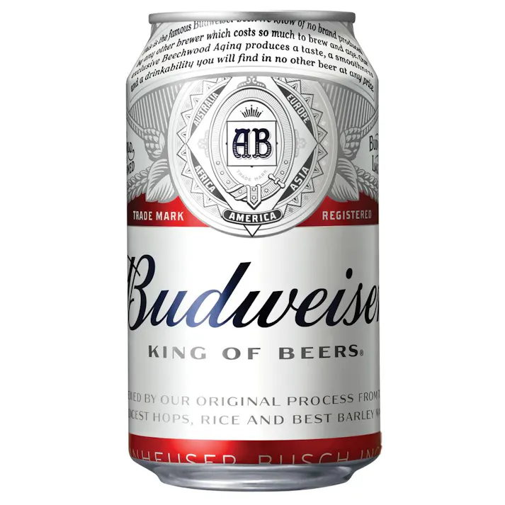 【ケース販売】バドワイザー ラガービール 330ml×24本【別送品】