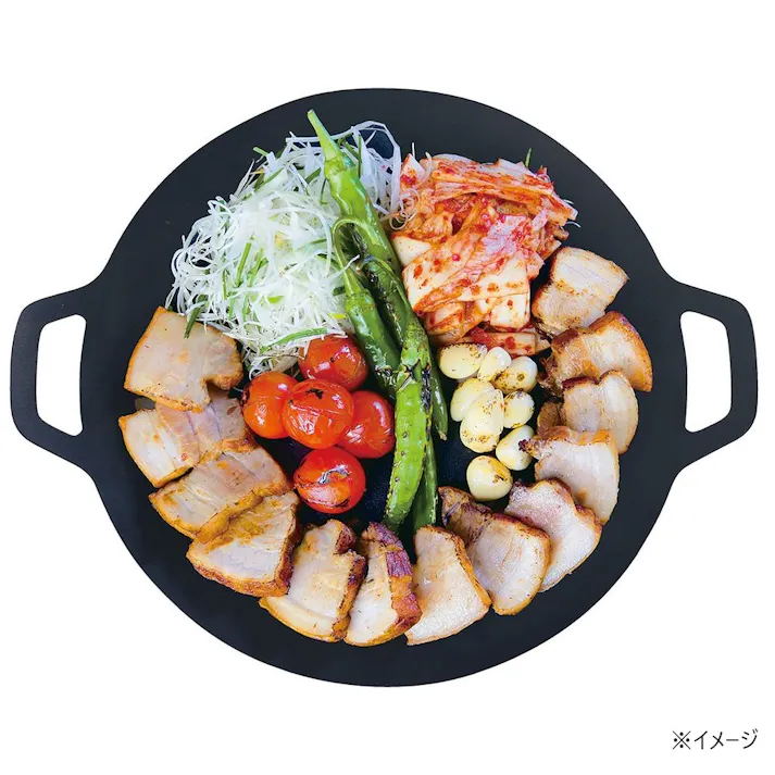 軽量スチール製プレートパン34センチ