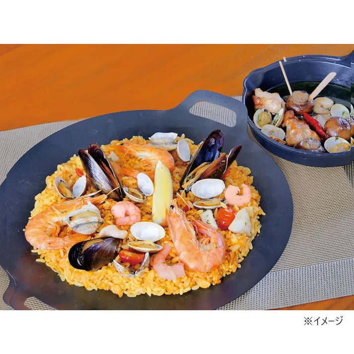 軽量スチール製プレートパン34センチ