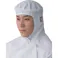 【CAINZ-DASH】東洋リントフリー クリーンルーム用フード 超制電フードFS433C L 白 FS433C-01-L【別送品】