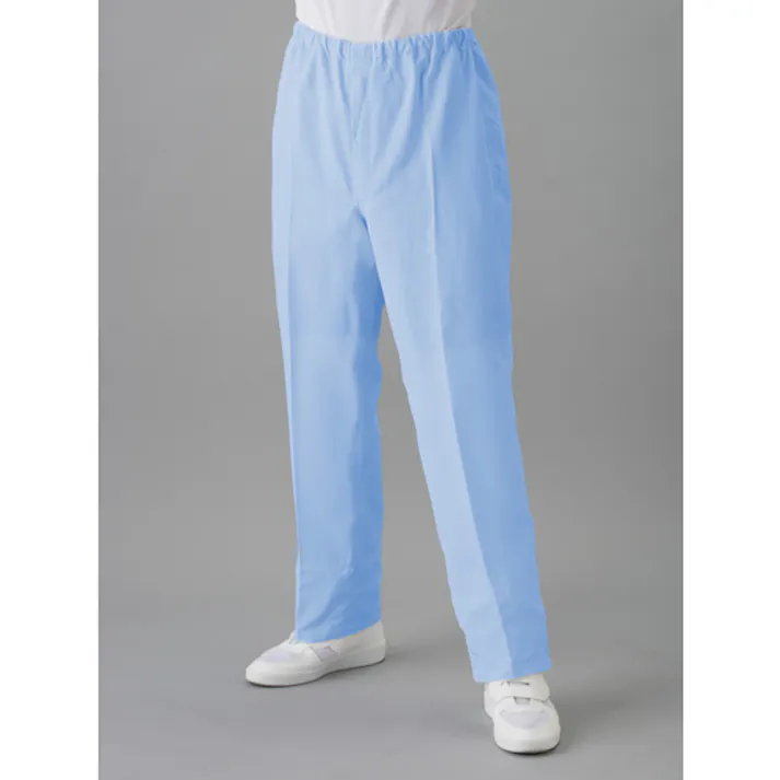 【CAINZ-DASH】東洋リントフリー クリーンルーム用ウェア 異物混入防止対策パンツ JK365C L 青 JK365C-02-L【別送品】