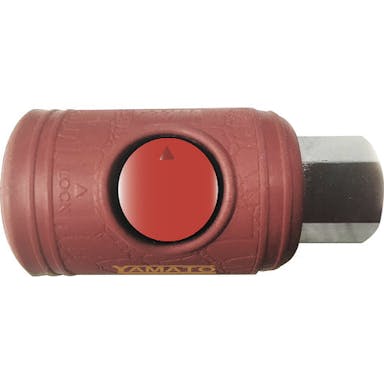 【CAINZ-DASH】ヤマトエンジニアリング ボタン式カップリングソケット　ＢＬＢ２２－ＳＦ－Ｐ BLB22-SF-P【別送品】