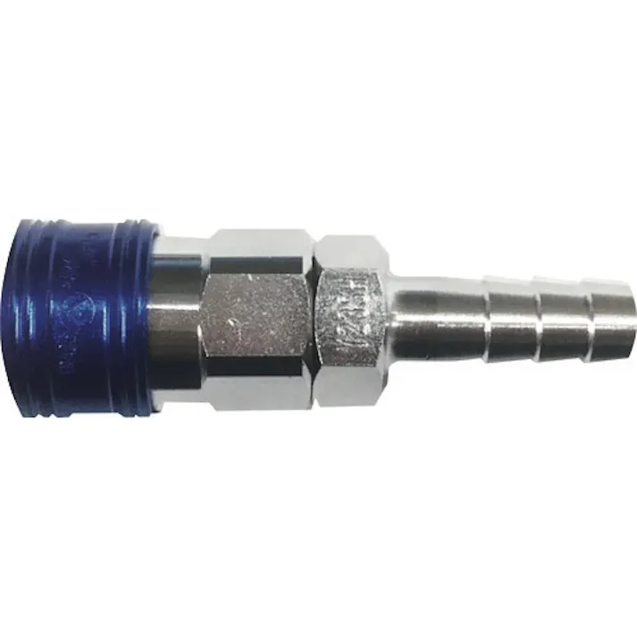 【CAINZ-DASH】ヤマトエンジニアリング 金属カップリング BLY-Cシリーズ カラーカップリングソケット(ホース取付用) ブルー 3個入 相手側ホースインチサイズ(インチ)1/2 BLY48-SH-B【別送品】