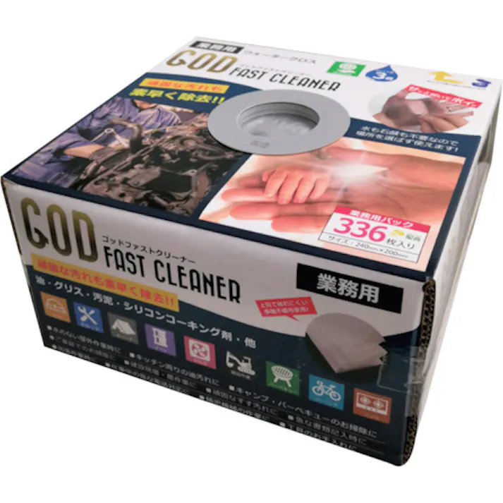 【CAINZ-DASH】スーパー工業 ゴッドファストクリーナー 業務用タイプ 336枚入り G336【別送品】