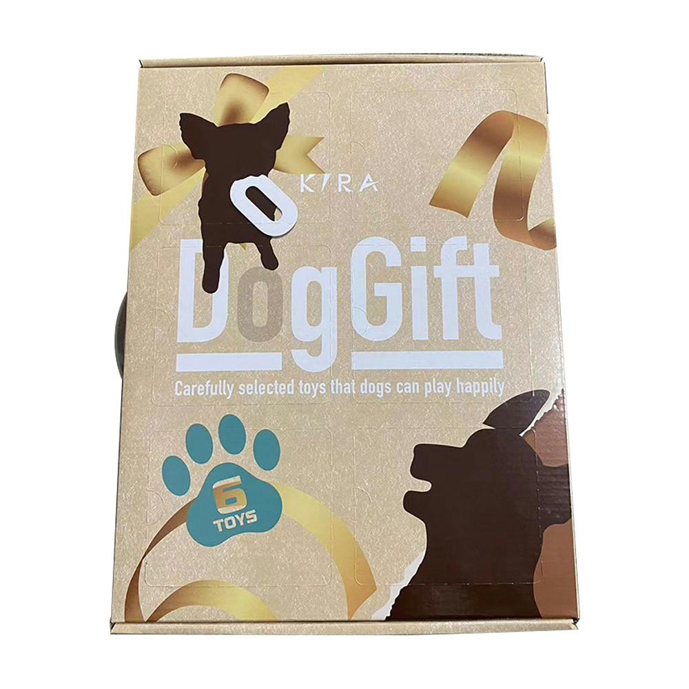 KIRA 犬用ギフト BOX ゴールド 6個入り | ペット用品（犬