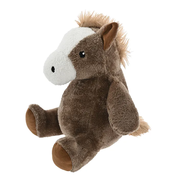 犬用おもちゃ 馬のぬいぐるみ ブラウン