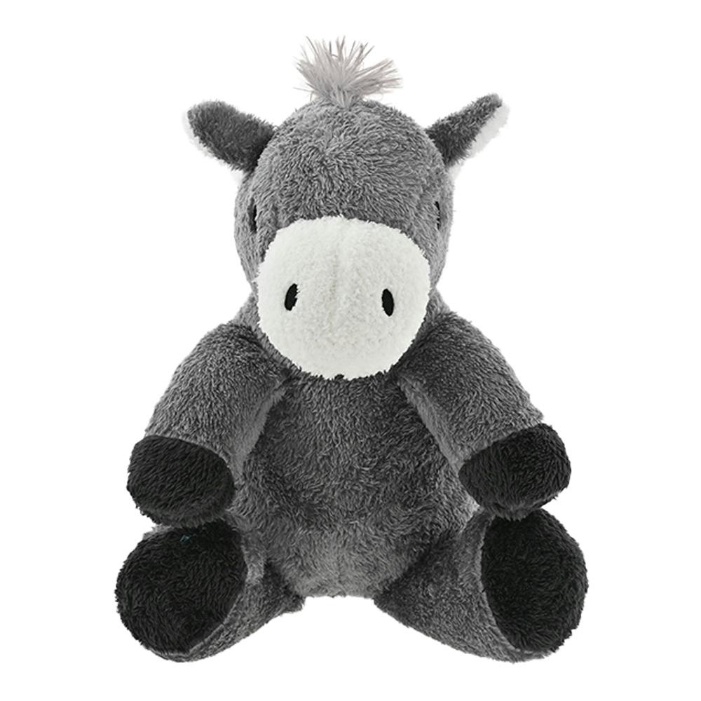 犬用おもちゃ 馬のぬいぐるみ グレー