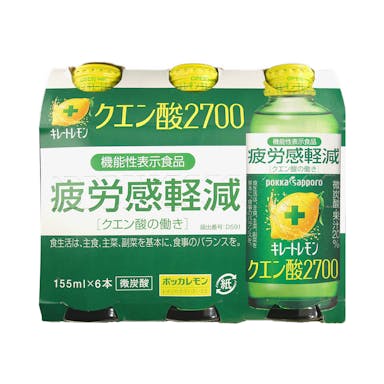 ポッカサッポロ キレートレモン クエン酸2700 155ml×6本(販売終了)