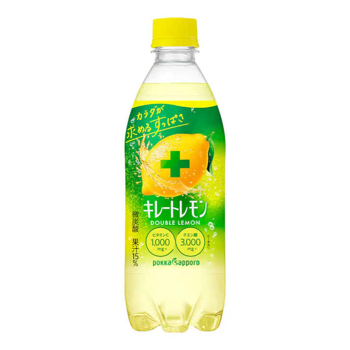 【ケース販売】ポッカサッポロ キレートレモン ダブルレモン 500ml×24本
