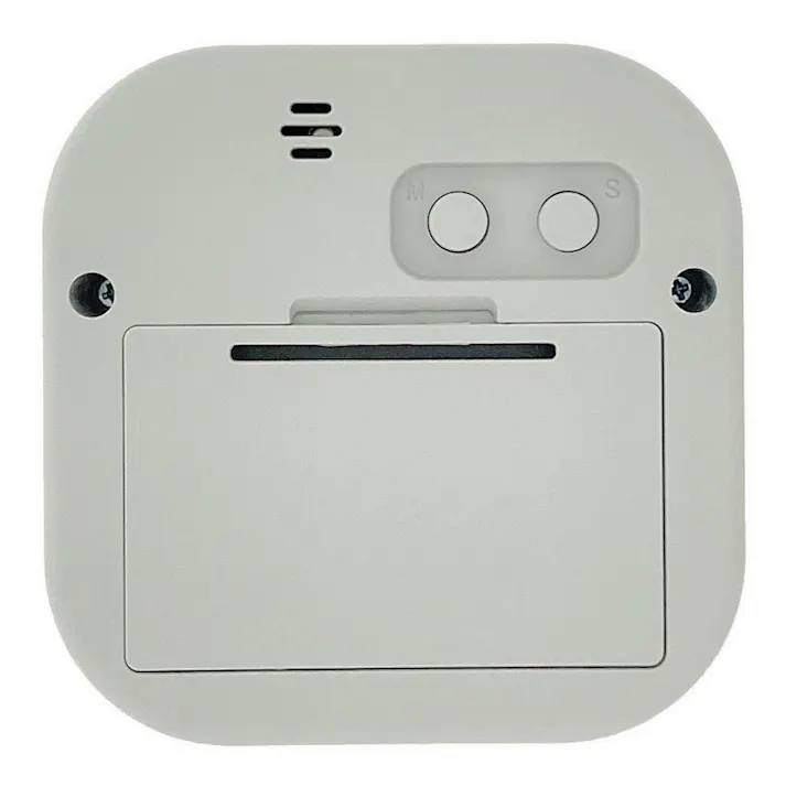 回転式デジタル置き時計 グレー AC-KTK-3GR