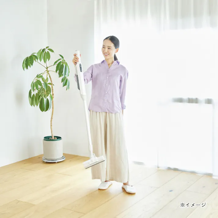 2way コードレススティッククリーナー かるピカ パワー スタンド付き SV-SP371