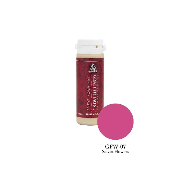 VIVID VAN グラフィティーペイント ウォール&アザーズ サルビアフラワー GFW-07 40ml