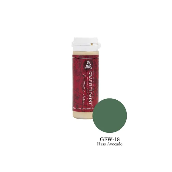 VIVID VAN グラフィティーペイント ウォール&アザーズ ハッスアボカド GFW-18 40ml