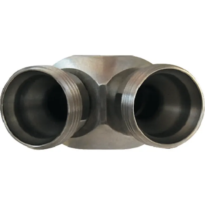 【CAINZ-DASH】ヒルトライン社 ステンレス製クーラントホース(1/4ホースシステム)用ジョイント Y型ジョイント 50° 1YV【別送品】