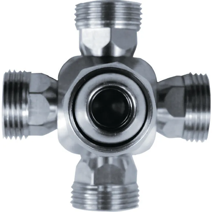 【CAINZ-DASH】ヒルトライン社 ステンレス製クーラントホース(1/4ホースシステム)用ジョイント スターボールジョイント 1WV-4K【別送品】