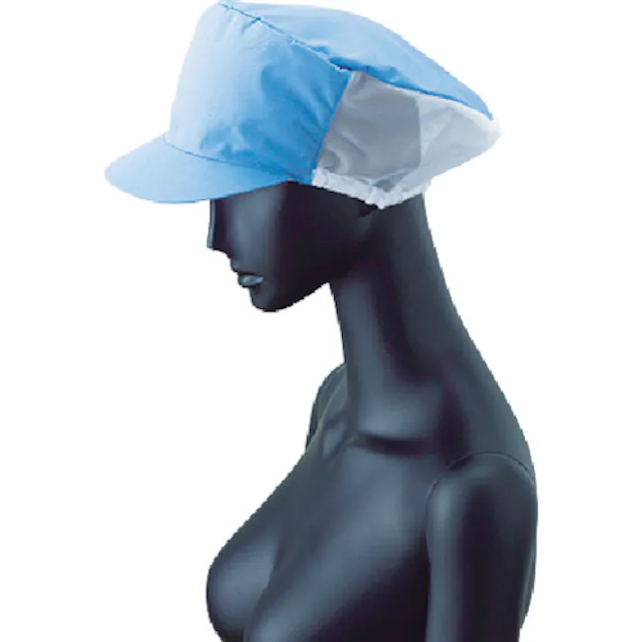 【CAINZ-DASH】サーヴォ キャスケット メッシュ 衛生帽子 サックス F US2659【別送品】